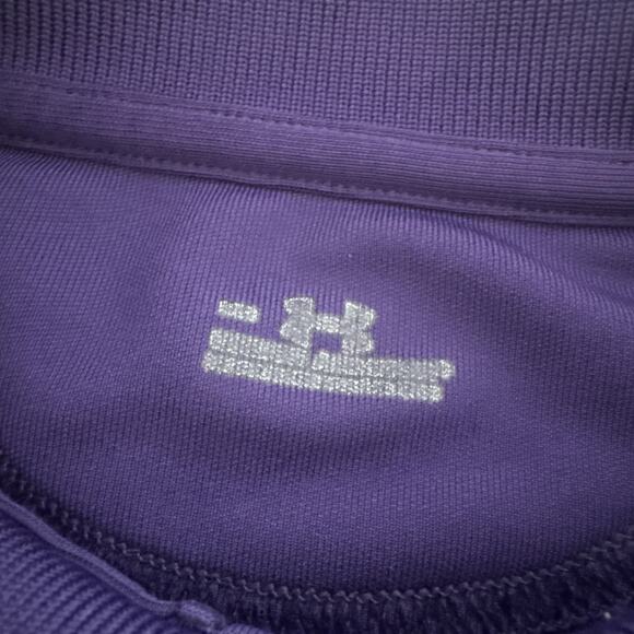 Under Armour Polo Shirt Mens Medium Clemson Tigers Performance Stretch - Picture 3 of 12